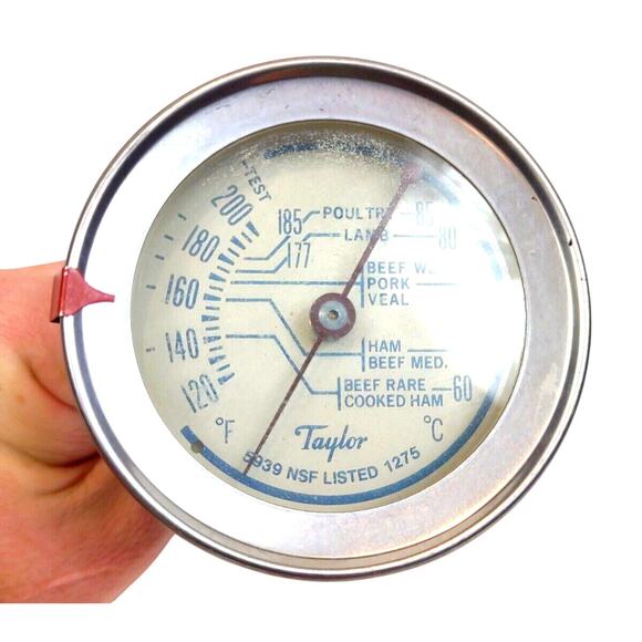 Vintage Taylor Stainless Steel 5939 Thermometer Probe USA Made Meat Roast - Picture 7 of 7